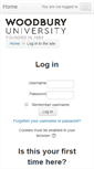 Mobile Screenshot of moodle.woodbury.edu